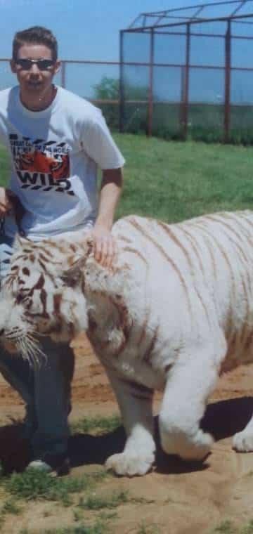 Gordon with Tiger